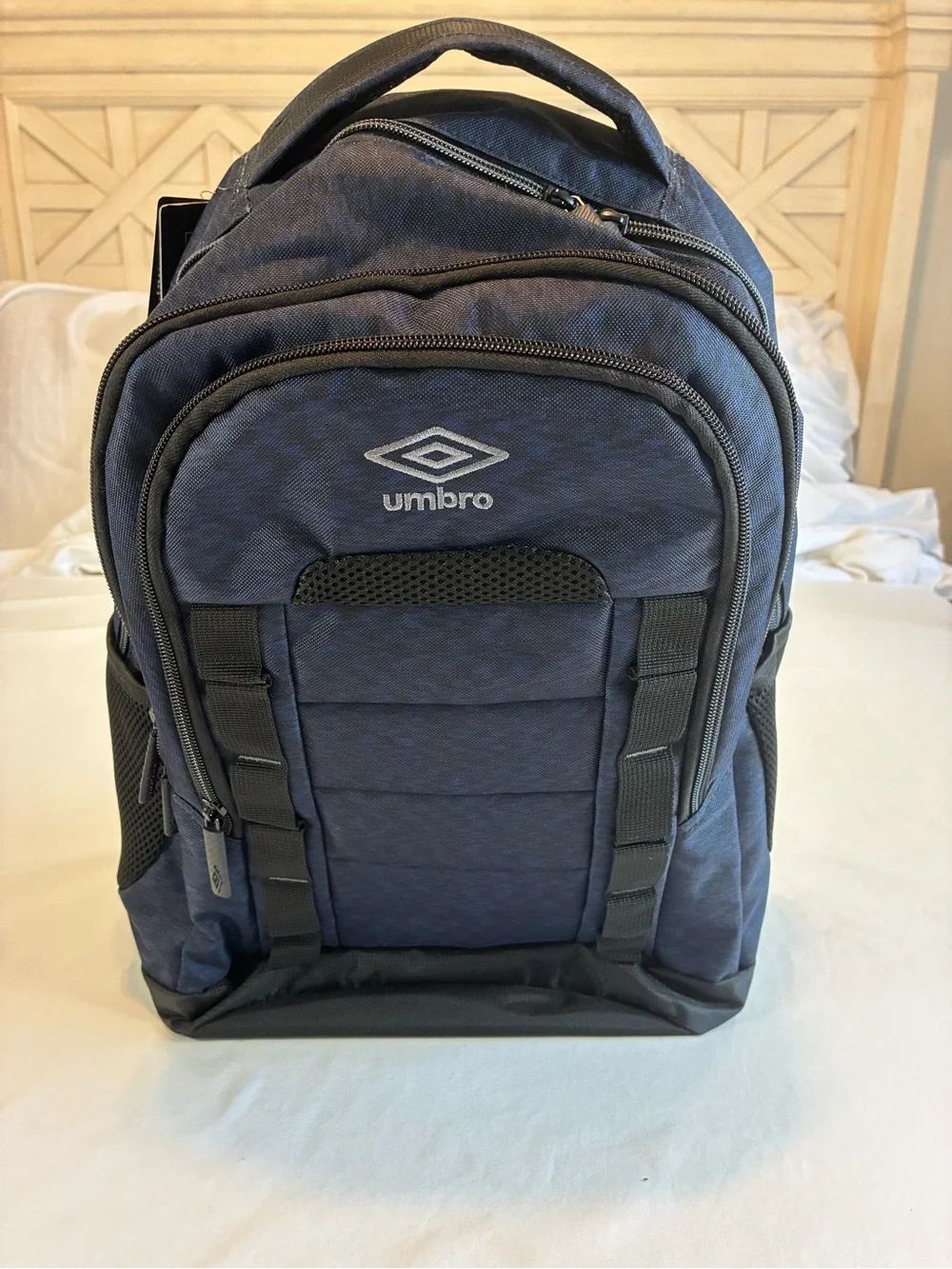 Umbro Dark Blue Backpack with Black Accents